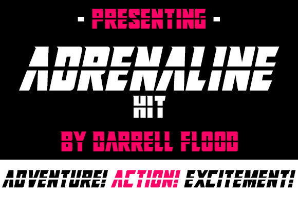 Adrenaline Hit: The Slick Sci-Fi Font for Modern Editorial Design