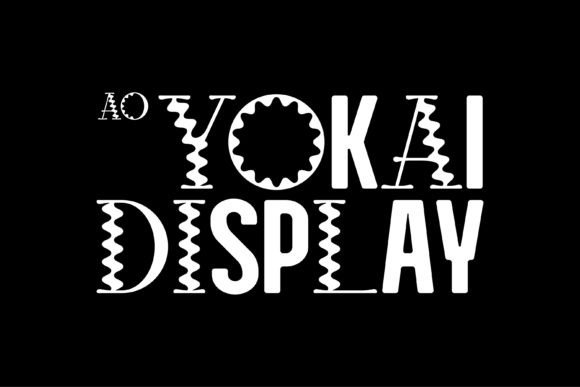 Ao Yokai: The Experimental Display Typeface for Bold Brand Identity