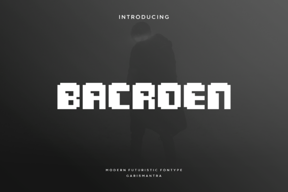 Bacroen Typeface: Elevating Editorial Design with Futuristic Display Fonts