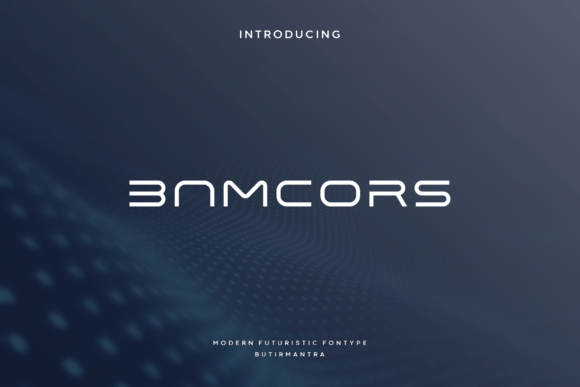 Bamcors: The Modern Display Font for Polished Branding