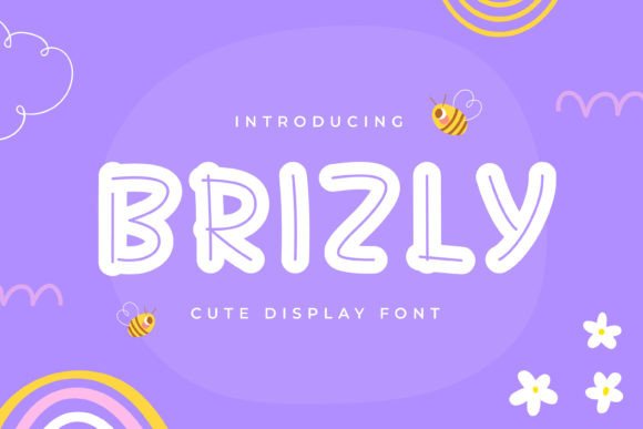 Brizly: The Playful Display Font for Authentic Digital Branding