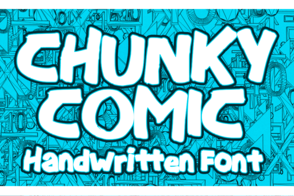 Chunky Comic: The Bold Display Font for Fun Craft Projects