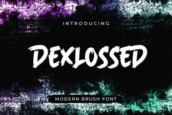 Dexlossed: Bold Brush Display Fonts for High-Impact Digital Campaigns