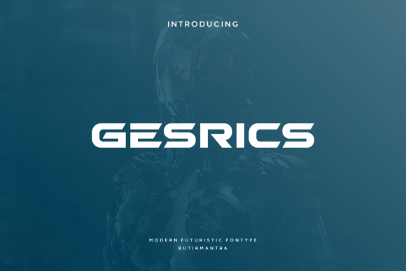 Gesrics: The Futuristic Display Font for Modern Branding