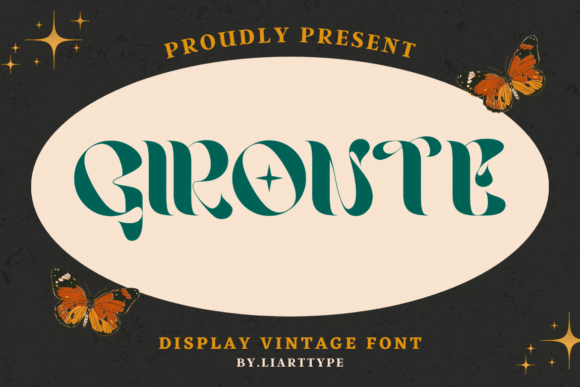 Gironte Retro Display Font for Modern Business Branding