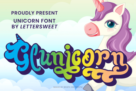 Glunicorn Display Font Review for Playful Campaigns