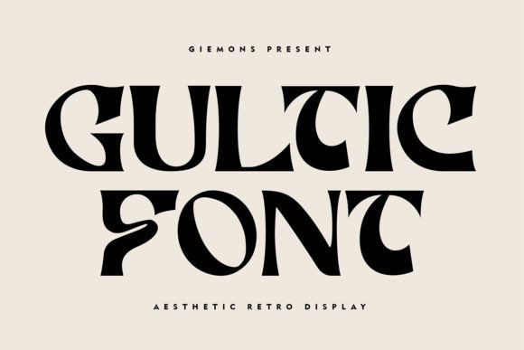 Gultic Display Font: Retro-Modern Typography for Digital Campaigns