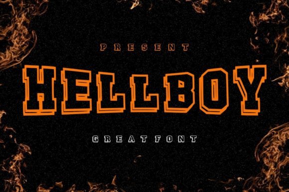 Hellboy Display Font for Modern Web Design
