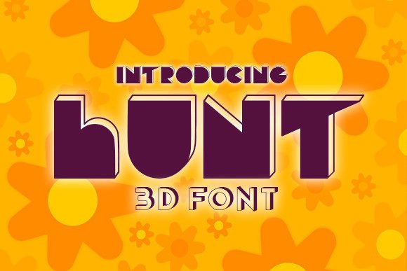 Hunt Typeface: Elevating Brand Identity with 3D Display Typography