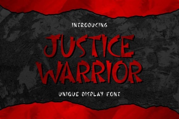 Justice Warrior Typeface Review: Action Display Font for Bold Branding