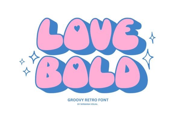 Love Bold: The Retro Display Font for Nostalgic Campaigns