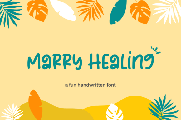 Marry Healing: A Cute Display Font for Playful Digital Branding