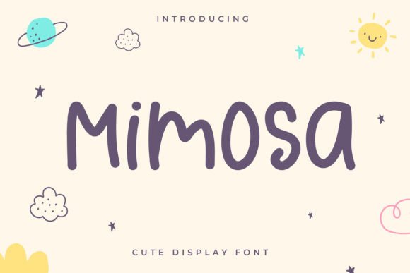 Mimosa Display Font for Modern Web Design