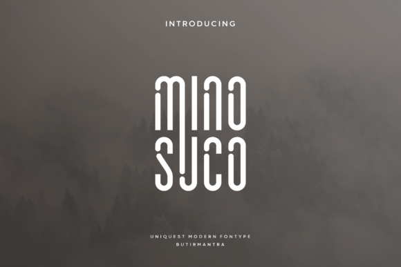 Minosuco: The Modern Display Font for Editorial Branding