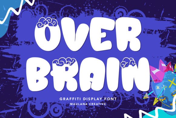 Over Brain Graffiti: A Bold Display Font for High-Impact Campaigns