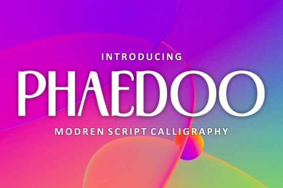 Phaedoo Display Font for Modern Digital Branding