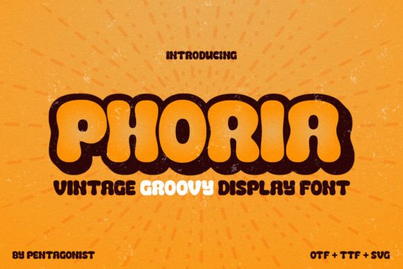 Phoria: The Vintage Display Font for Retro Campaigns