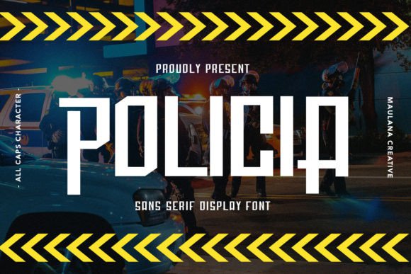Policia: The Bold Display Font for Handmade Branding