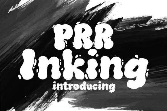 Prr Inking: A Playful Display Font for Handmade Branding