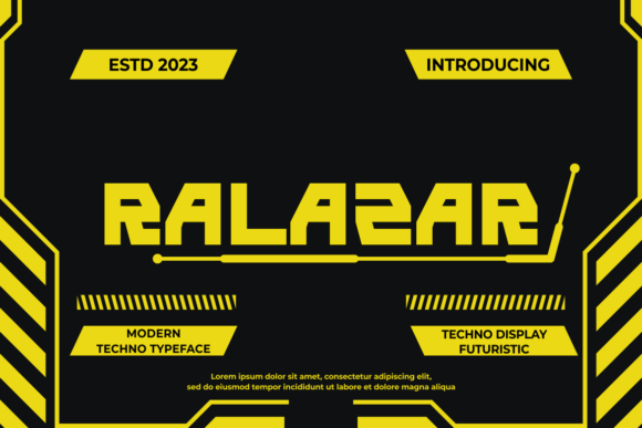 Ralazar: A Bold Display Typeface for Modern Editorial Design