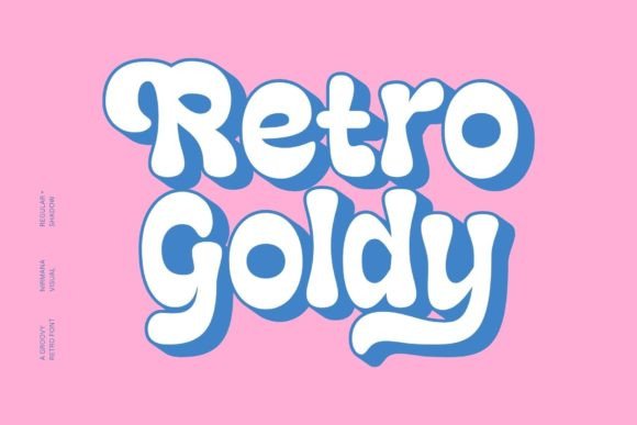 Retro Goldy: The Perfect Display Font for Nostalgic Branding