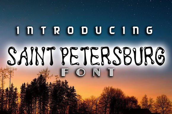 Saint Petersburg Typeface for Modern Editorial Design