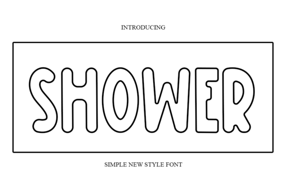 Shower: A Modern Display Font for Editorial Design
