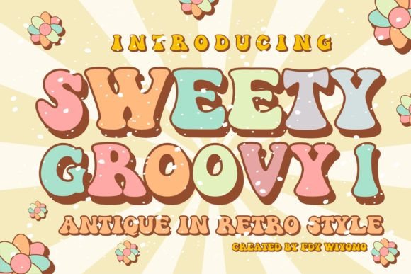 Sweety Groovy: The Retro Display Font for Handmade Brands