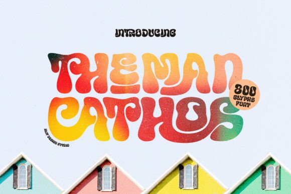 Theman Cathos: A Captivating Modern and Funky Font for Vibrant Branding