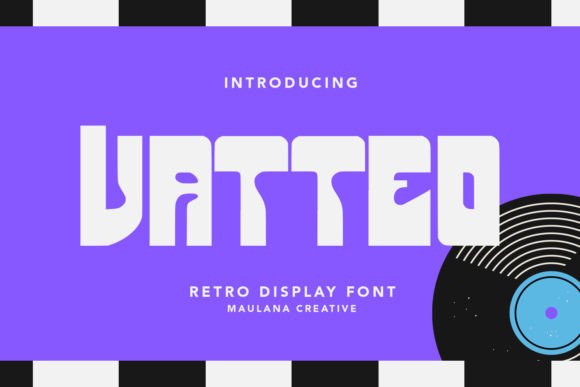 Vatteo: The Retro Display Font for Scroll-Stopping Social Media Graphics
