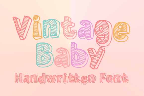 Vintage Baby: The Handwritten Display Font for Authentic Branding